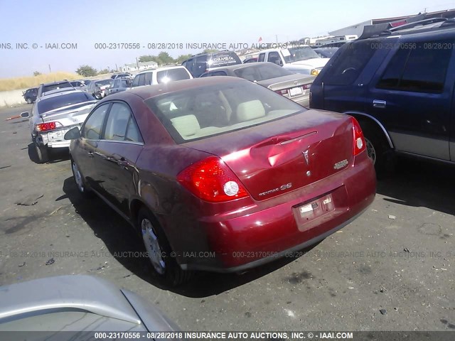 1G2ZF57B284175644 - 2008 PONTIAC G6 VALUE LEADER/BASE BURGUNDY photo 3