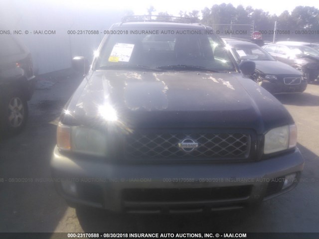 JN8AR07Y4YW440340 - 2000 NISSAN PATHFINDER LE/SE/XE BLACK photo 6