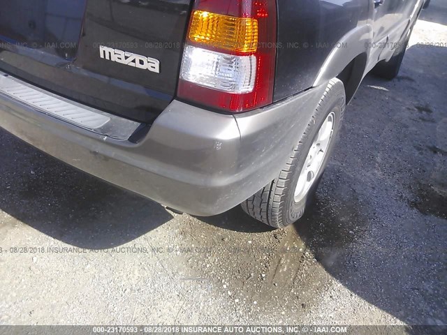 4F2YZ04173KM28278 - 2003 MAZDA TRIBUTE LX BLACK photo 6