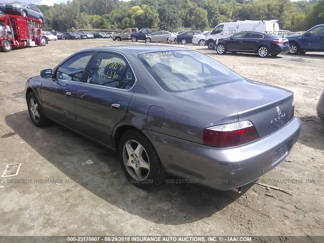 19UUA56603A065213 - 2003 ACURA 3.2TL GRAY photo 3