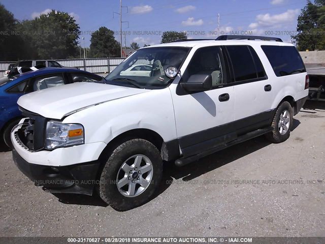 1FMJK1G55DEF33813 - 2013 FORD EXPEDITION EL XL WHITE photo 2