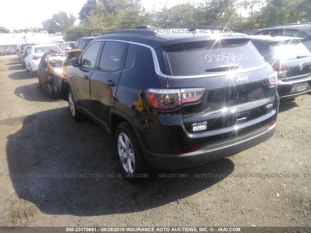 3C4NJDBB3JT291221 - 2018 JEEP COMPASS LATITUDE 黑色 照片 3
