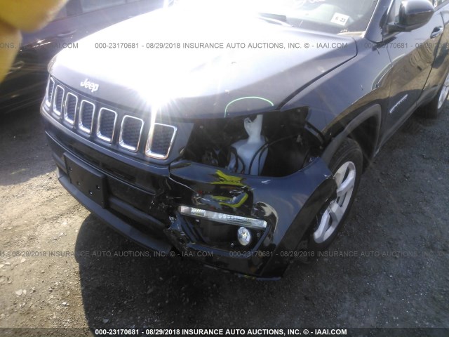 3C4NJDBB3JT291221 - 2018 JEEP COMPASS LATITUDE 黑色 照片 6