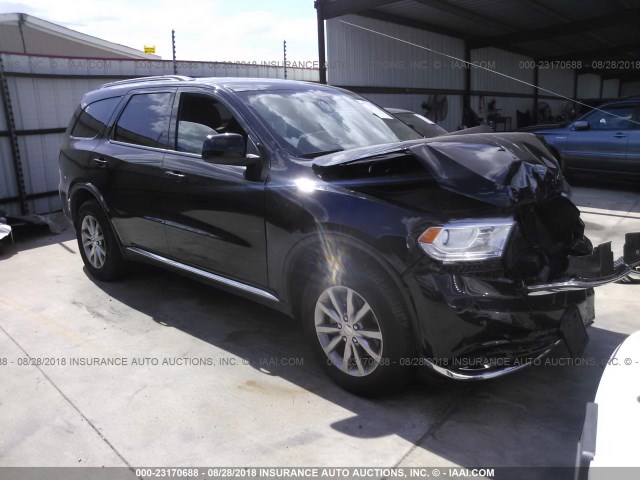 1C4RDJAG7HC766508 - 2017 DODGE DURANGO SXT BLACK photo 1