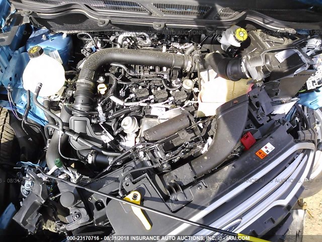 MAJ3P1TE0JC191835 - 2018 FORD ECOSPORT SE BLUE photo 10