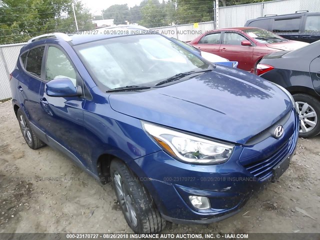 KM8JUCAG0FU995835 - 2015 HYUNDAI TUCSON LIMITED/SE BLUE photo 1