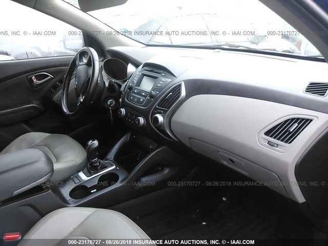 KM8JUCAG0FU995835 - 2015 HYUNDAI TUCSON LIMITED/SE BLUE photo 5