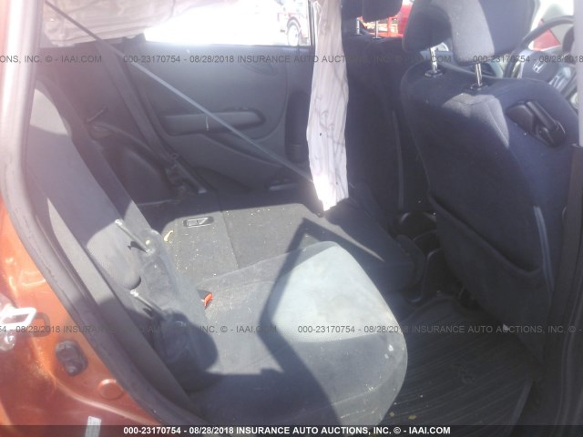 JHMGD376X7S055180 - 2007 HONDA FIT S 橙色 照片 8