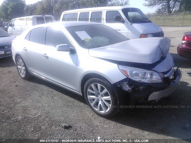 1G11H5SL8EF146418 - 2014 CHEVROLET MALIBU LTZ 银色 照片 1