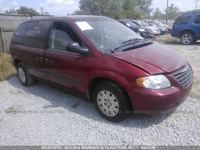 1A4GP45R36B656693 - 2006 CHRYSLER TOWN & COUNTRY  RED photo 1