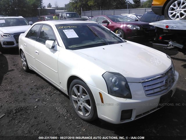 1G6DP577660145746 - 2006 CADILLAC CTS HI FEATURE V6 WHITE photo 1