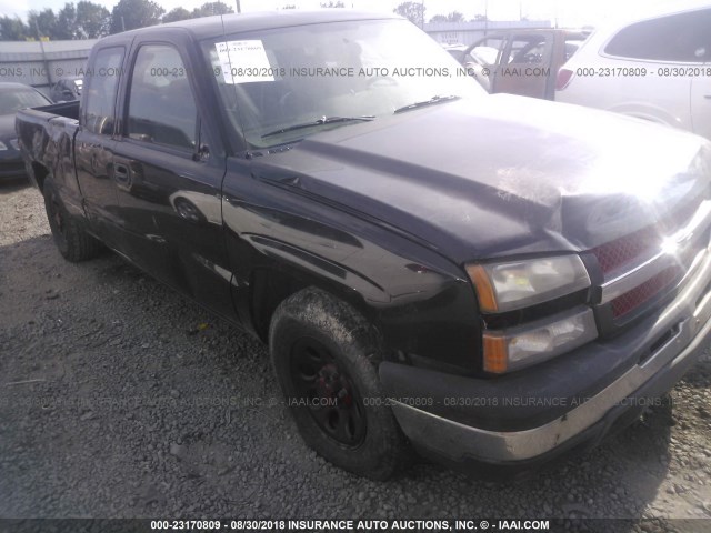 1GCEC19X87Z124039 - 2007 CHEVROLET SILVERADO C1500 CLASSIC BLACK photo 1