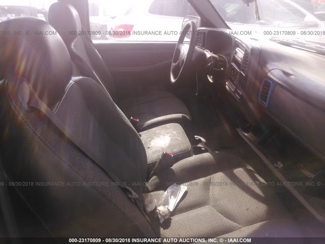 1GCEC19X87Z124039 - 2007 CHEVROLET SILVERADO C1500 CLASSIC BLACK photo 5