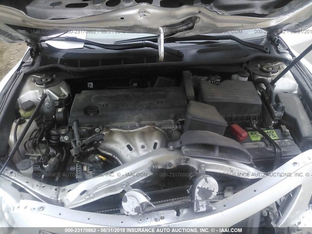 4T4BE46K59R120989 - 2009 TOYOTA CAMRY SE/LE/XLE SILVER photo 10