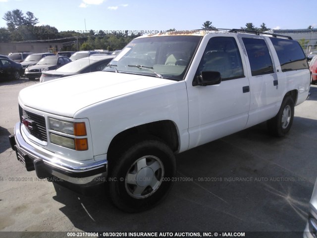 1GKFK16K4RJ757739 - 1994 GMC SUBURBAN K1500 WHITE photo 2