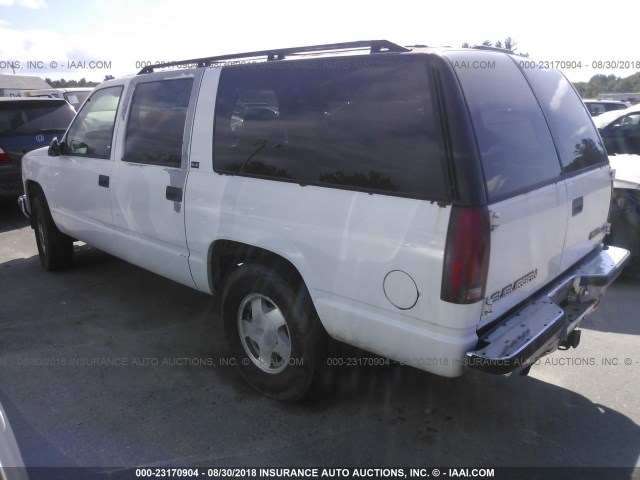 1GKFK16K4RJ757739 - 1994 GMC SUBURBAN K1500 WHITE photo 3