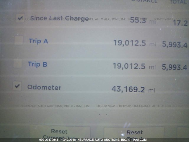 5YJSA1H13EFP61140 - 2014 TESLA MODEL S BLACK photo 7