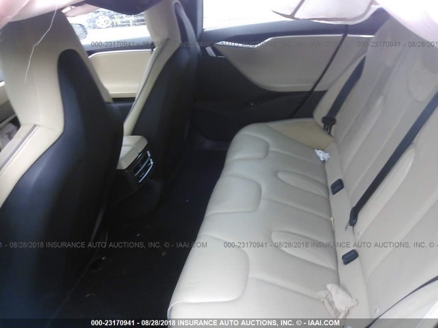 5YJSA1H13EFP61140 - 2014 TESLA MODEL S BLACK photo 8