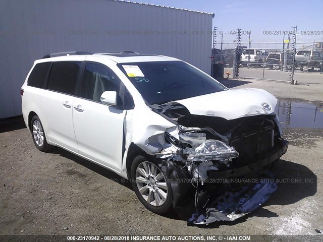 5TDDK3DC1FS104293 - 2015 TOYOTA SIENNA XLE/LIMITED WHITE photo 1