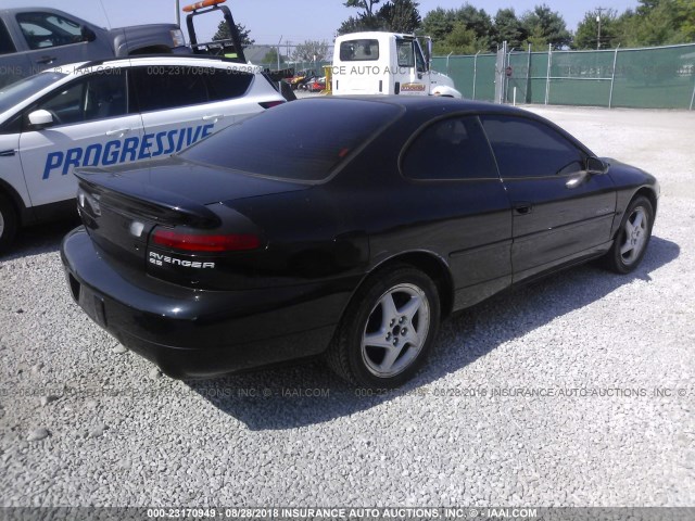 4B3AU52N7WE121179 - 1998 DODGE AVENGER ES BLACK photo 4