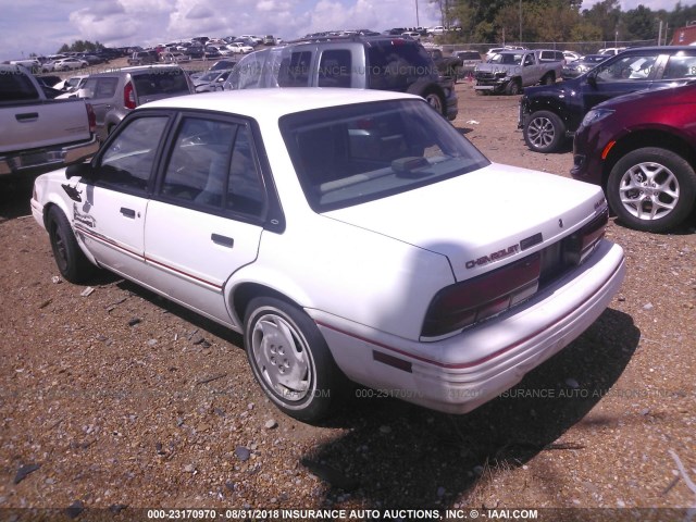 1G1JC5447P7342481 - 1993 CHEVROLET CAVALIER VL/RS WHITE photo 3