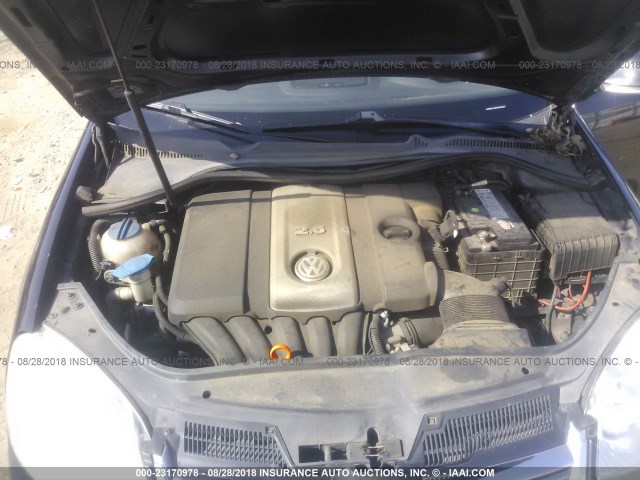 3VWEF71K07M150692 - 2007 VOLKSWAGEN JETTA WOLFSBURG 黑色 照片 10