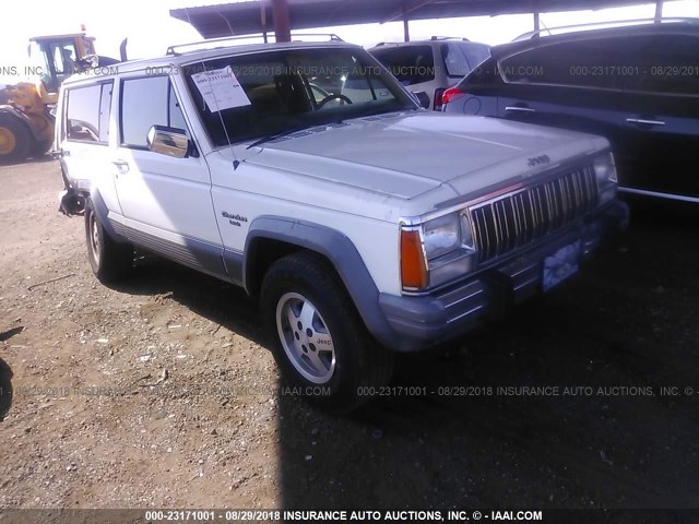 1J4FJ57L7KL546262 - 1989 JEEP CHEROKEE LAREDO WHITE photo 1