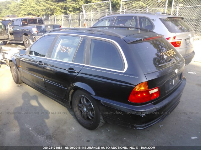 WBAAW33431ET41817 - 2001 BMW 325 IT BLACK photo 3