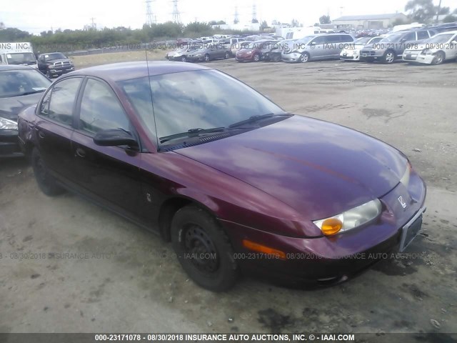 1G8ZH52822Z228655 - 2002 SATURN SL1 BURGUNDY photo 1