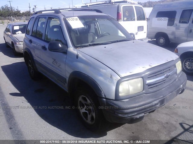 2CNBJ734726903426 - 2002 CHEVROLET TRACKER ZR2 SILVER photo 1