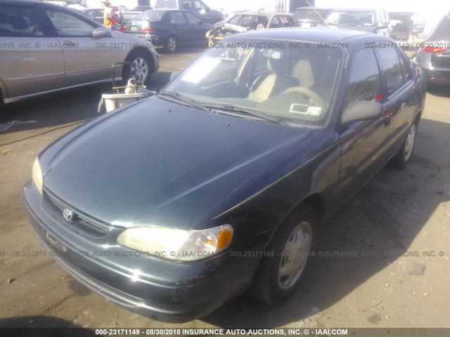 2T1BR12E3XC250930 - 1999 TOYOTA COROLLA VE/CE/LE 绿色 照片 2