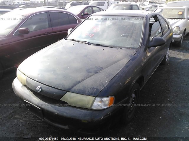 1N4AB42D3WC515402 - 1998 NISSAN 200SX SE BLACK photo 2