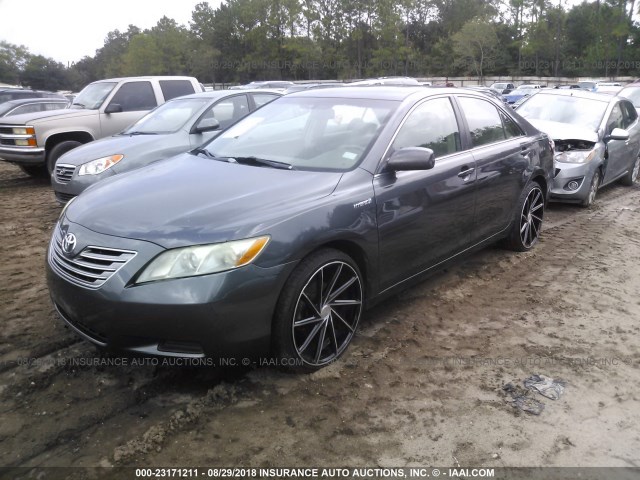 4T1BB46K77U023616 - 2007 TOYOTA CAMRY NEW GENERATION HYBRID GRAY photo 2