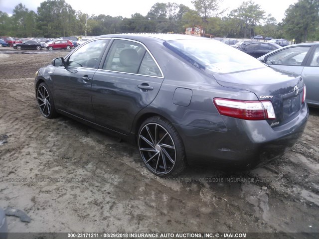 4T1BB46K77U023616 - 2007 TOYOTA CAMRY NEW GENERATION HYBRID GRAY photo 3