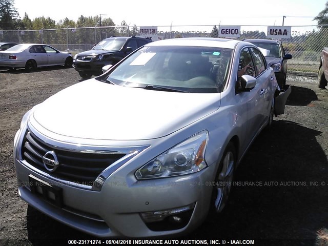 1N4BL3AP3FC496874 - 2015 NISSAN ALTIMA 3.5S/3.5SV/3.5SL SILVER photo 2