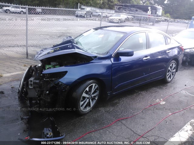 1N4AL3AP7GC163235 - 2016 NISSAN ALTIMA 2.5/S/SV/SL/SR BLUE photo 2