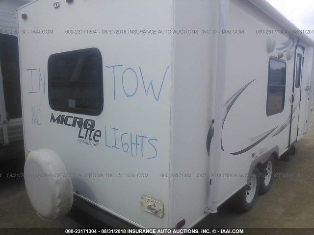 4X4TFLY27BD109175 - 2011 FOREST RIVER MICO LITE  WHITE photo 4