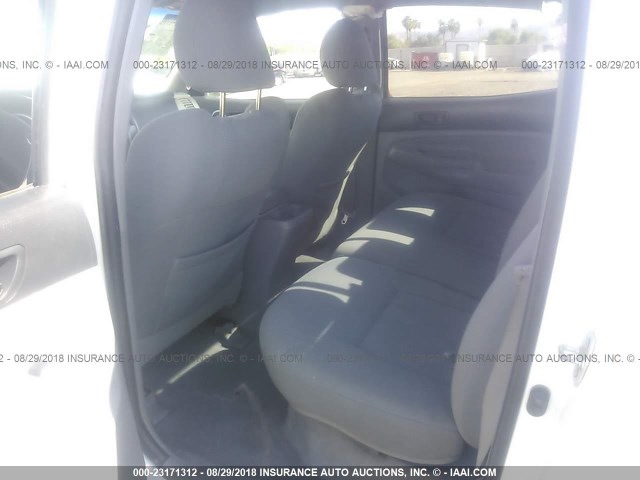 3TMLU4EN5AM042630 - 2010 TOYOTA TACOMA DOUBLE CAB თეთრი ფოტო 8