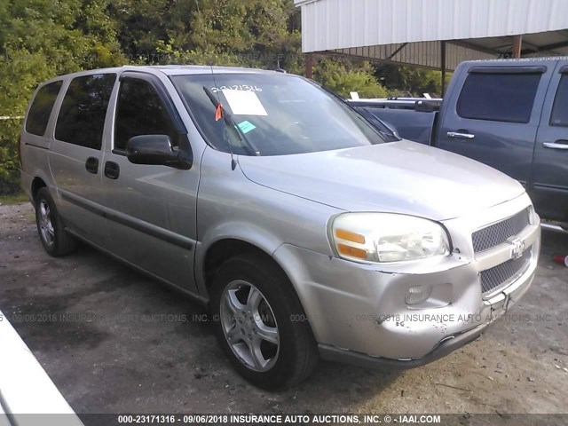 1GNDV23W28D159919 - 2008 CHEVROLET UPLANDER LS SILVER photo 1