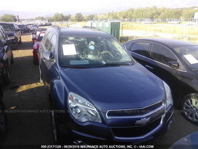 2GNALPEK6D6101398 - 2013 CHEVROLET EQUINOX LT BLUE photo 6