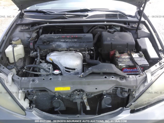 4T1BE32K72U535571 - 2002 TOYOTA CAMRY LE/XLE/SE Сұр фото 10