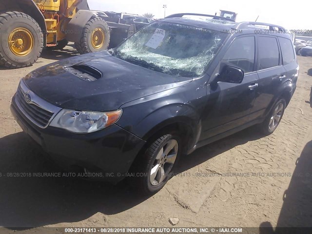 JF2SH66609H748487 - 2009 SUBARU FORESTER 2.5XT LIMITED GRAY photo 2