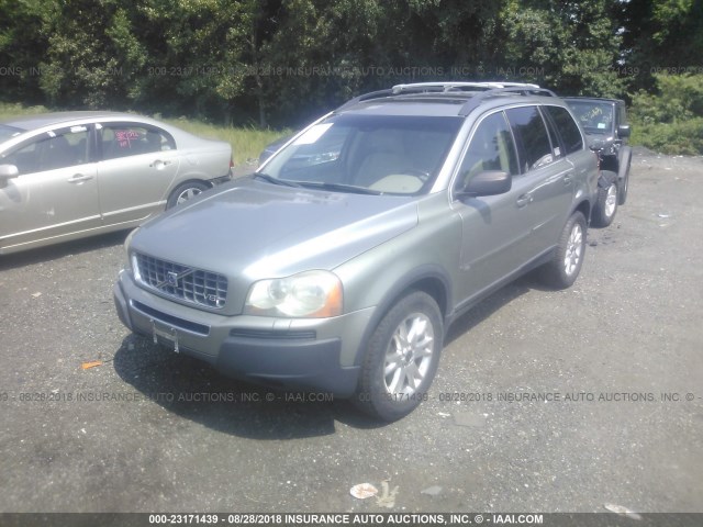 YV4CZ852361239621 - 2006 VOLVO XC90 V8 GREEN photo 2