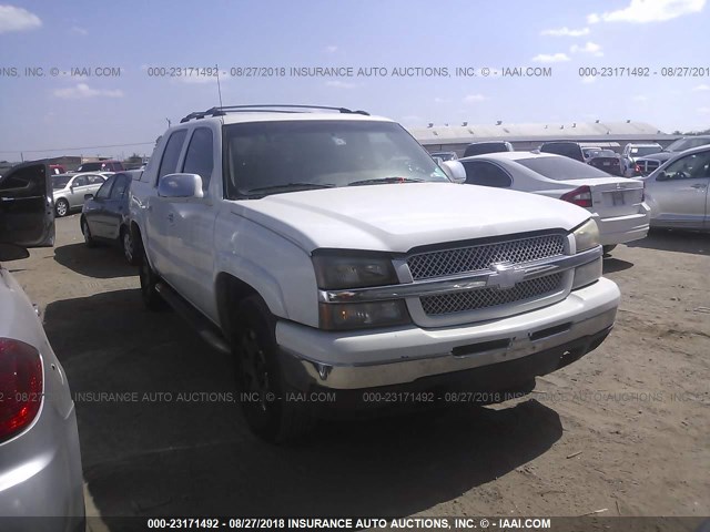 3GNEC12Z45G167261 - 2005 CHEVROLET AVALANCHE C1500 WHITE photo 1