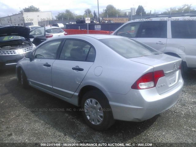 19XFA1F34BE022656 - 2011 HONDA CIVIC VP SILVER photo 3