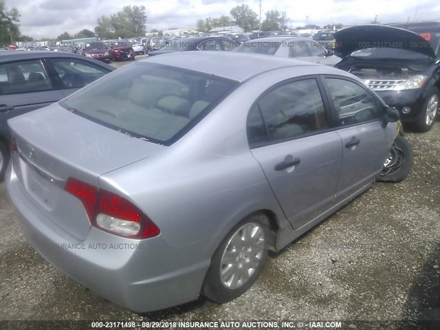 19XFA1F34BE022656 - 2011 HONDA CIVIC VP SILVER photo 4