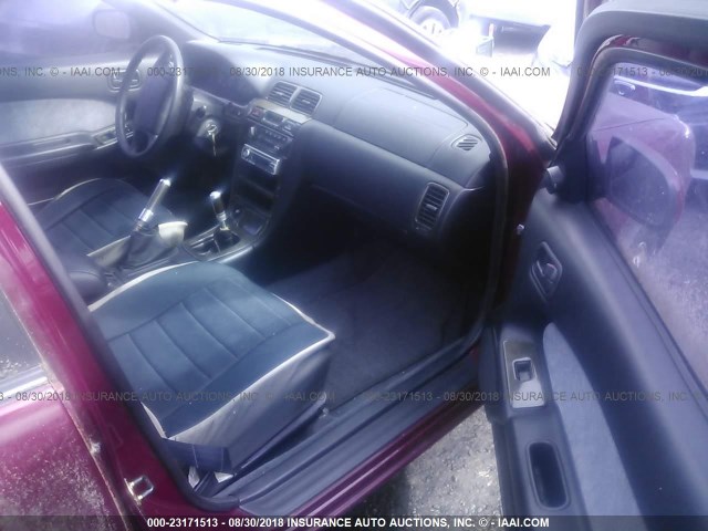 JN1CA21D3TT732278 - 1996 NISSAN MAXIMA GLE/GXE/SE MAROON photo 5