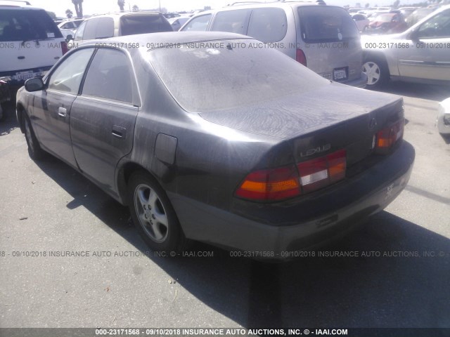 JT8BF22G2V0048991 - 1997 LEXUS ES 300 黑色 照片 3