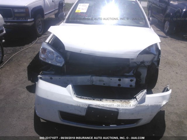 1G1ZS51F46F151214 - 2006 CHEVROLET MALIBU LS 白色 照片 6