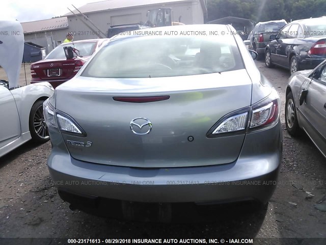 JM1BL1UF4B1437193 - 2011 MAZDA 3 I SILVER photo 6